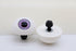 45mm Domed Puppet Eyes with Cabachon Iris - ORCHID - FurriFingers